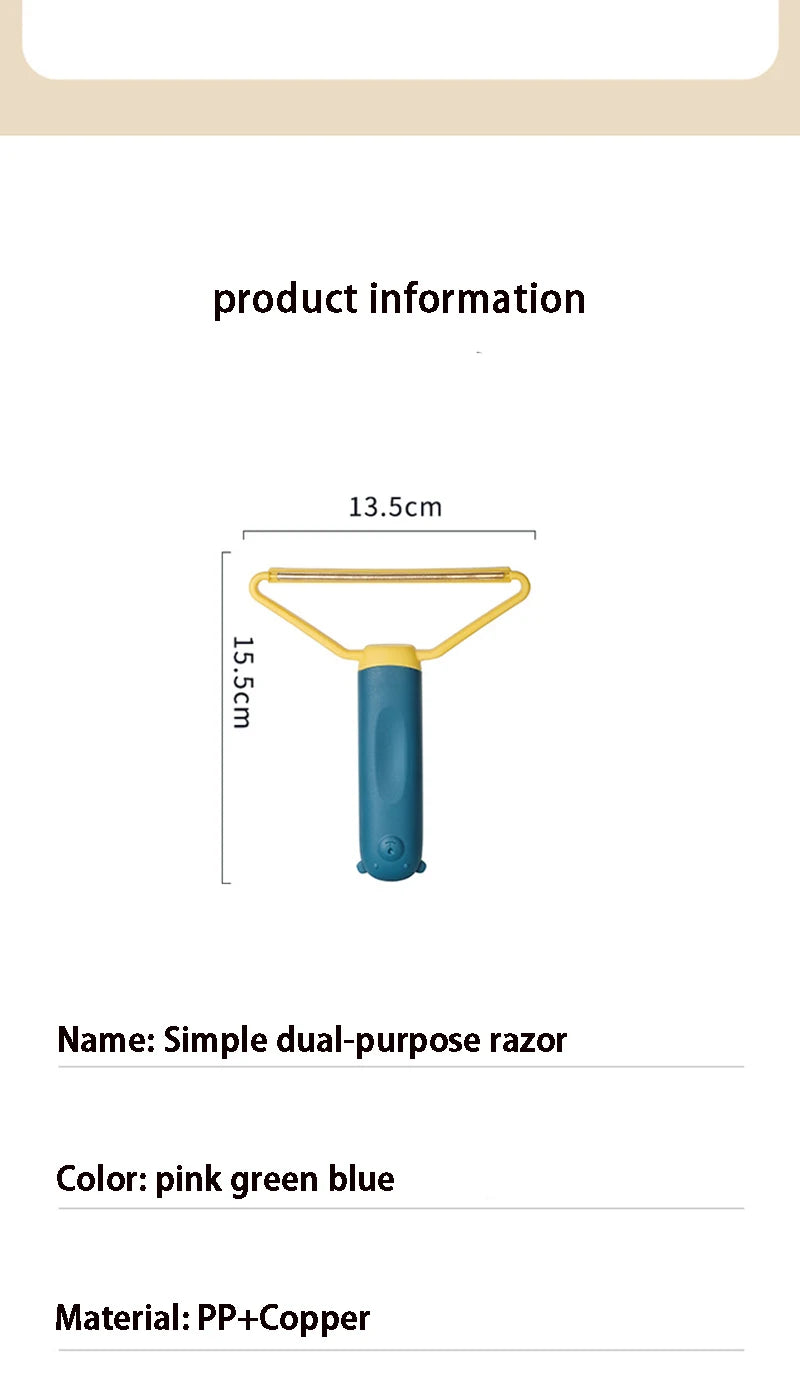 Double-Sided Pet Hair Remover Brush – Reusable & Eco-Friendly