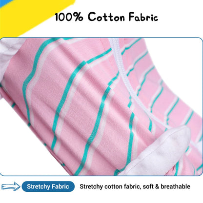 Striped Dog Recovery Suit – Soft Post-Surgery Shirt for Small Dogs