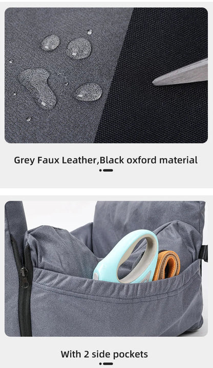 Inflatable Dog Car Seat Bed – Portable Booster for Small Pets