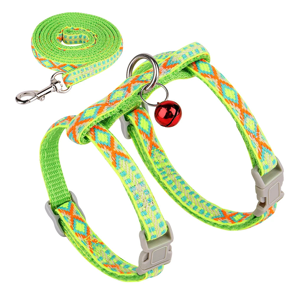 Escape-Proof Cat Harness & Leash – Adjustable, Safe & Stylish