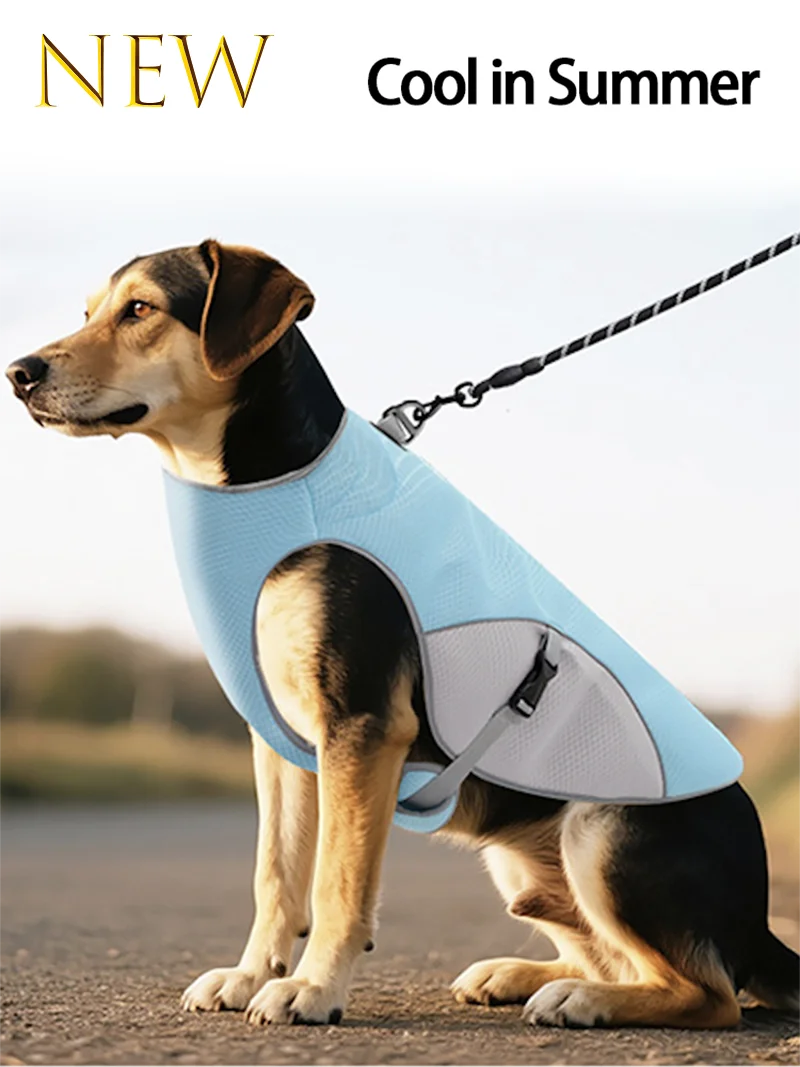 Cooling Dog Vest – Reflective Summer Jacket for All Breeds