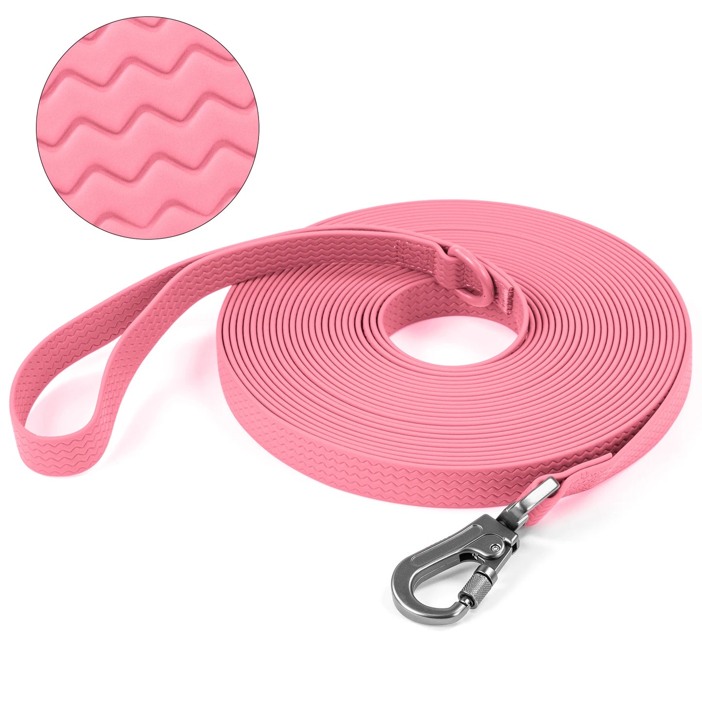 Waterproof PVC Dog Leash – Long, Non-Slip Training Lead
