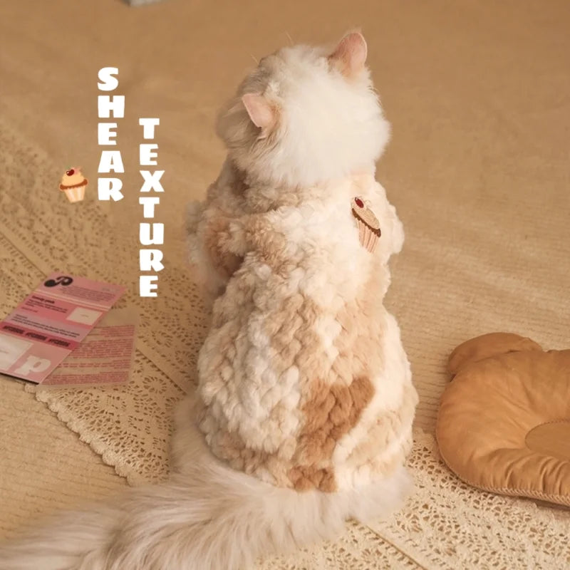 Soft Fleece Pet Sweatshirt – Warm Vest for Kittens & Puppies