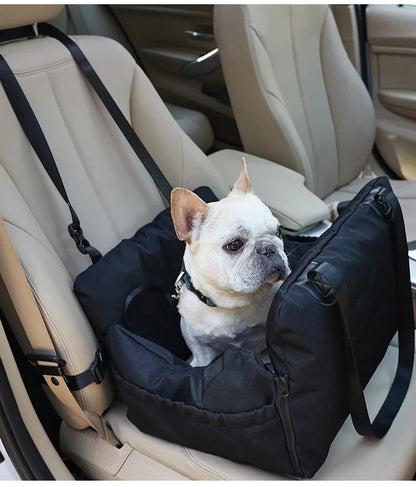 Inflatable Dog Car Seat Bed – Portable Booster for Small Pets