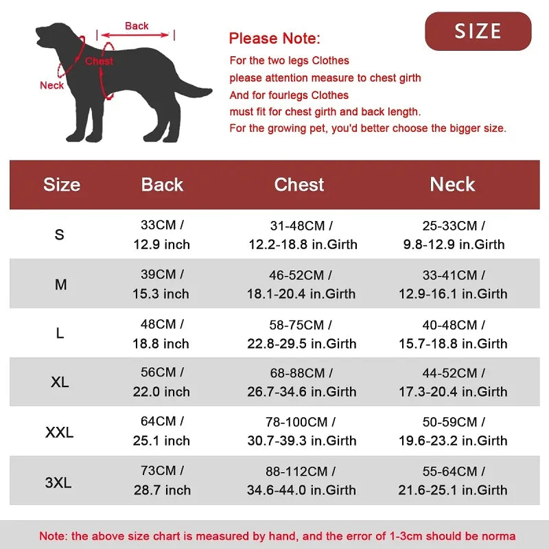 Reflective Winter Dog Jacket – Warm Corduroy Coat for Large Dogs