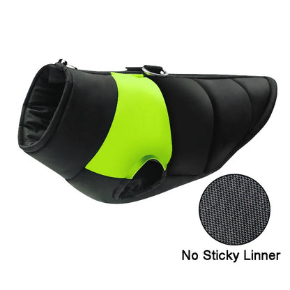 Waterproof Padded Dog Jacket - Winter Zipper Vest for Dogs