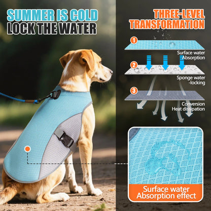 Cooling Dog Vest – Reflective Summer Jacket for All Breeds