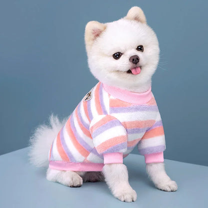 Soft Fleece Pet Sweater - Autumn, Winter Warm Clothes