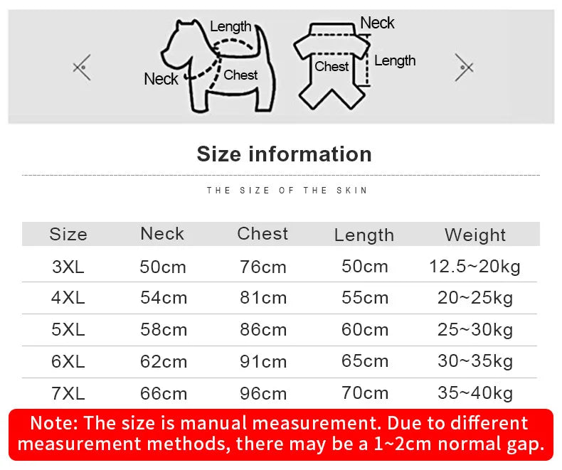 Thick Wool Winter Dog Coat – Windproof for Large Breeds