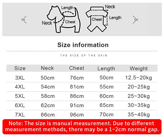 Thick Wool Winter Dog Coat – Windproof for Large Breeds