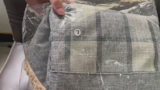 Plaid Winter Dog Jacket – Reflective & Windproof