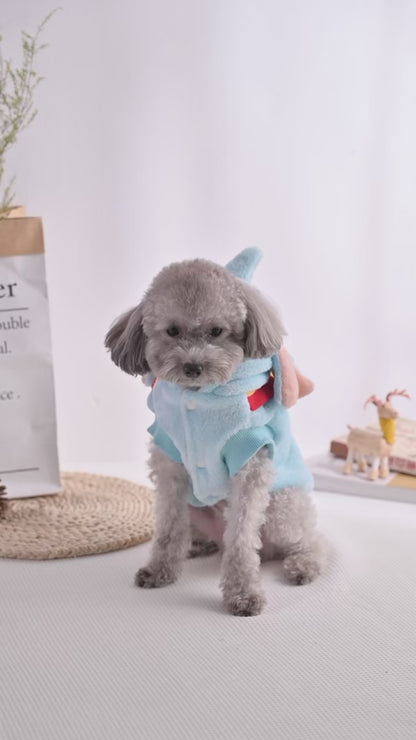 Thick Winter Dog Hoodie - Christmas & Halloween Pet Jacket